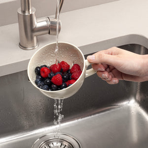 Zeal Keep It Handy Berry Colander Cream - kitchen colander