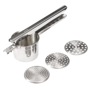 Albi Savannah Stainless Steel Potato Ricer 32cm - 3 disc potato ricer