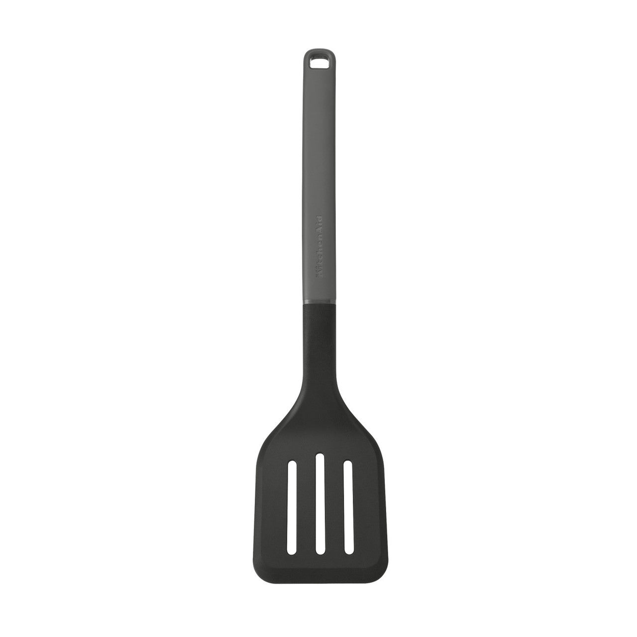 KitchenAid Slotted Turner Charcoal Grey - front