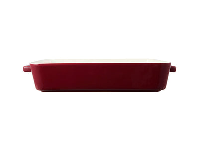 Maxwell & Williams Epicurious Rectangular Baker 34x23cm Bordeaux - porcelain bakeware