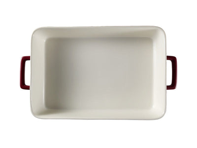 Maxwell & Williams Epicurious Rectangular Baker Bordeaux - top down view