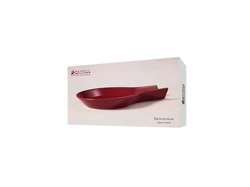 Maxwell & Williams Epicurious Spoon Rest Bordeaux - gift boxed