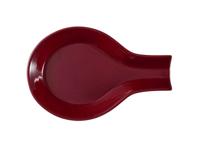 Maxwell & Williams Epicurious Spoon Rest Bordeaux - top view recessed bowl