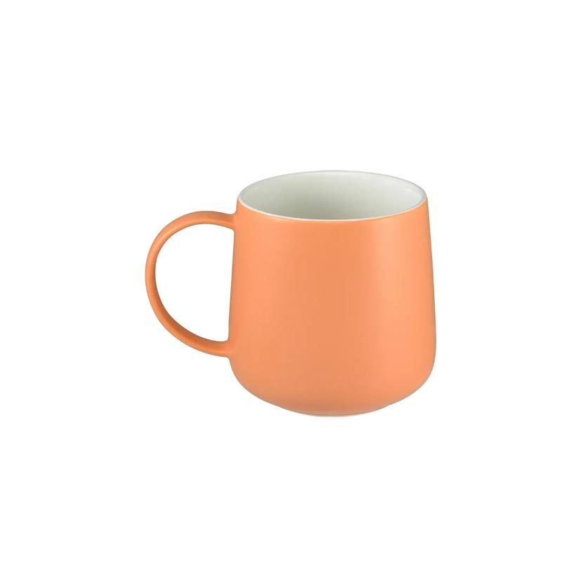 Cafe Life apricot mug, handle detail