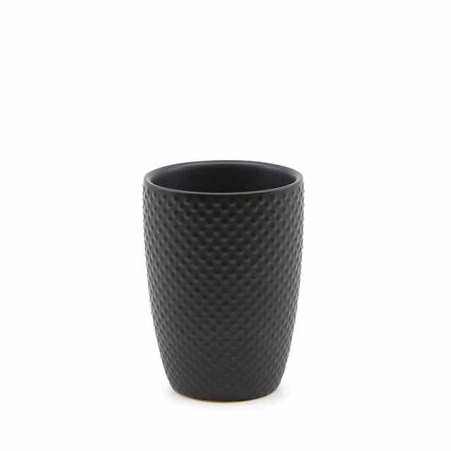 Emboss Tumbler Black 8x11cm