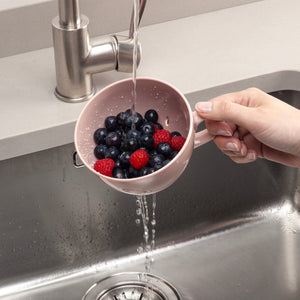 Zeal Keep It Handy Berry Colander Pale Pink - kitchen colander