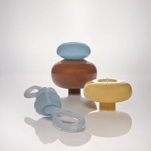 Amalfi Tutti Stack Vase 3pcs Soft Multi-Coloured - decorative vase