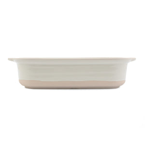 Jamie Oliver Stoneware Roaster 39x25cm - roasting dish with indented rim to prevent spills