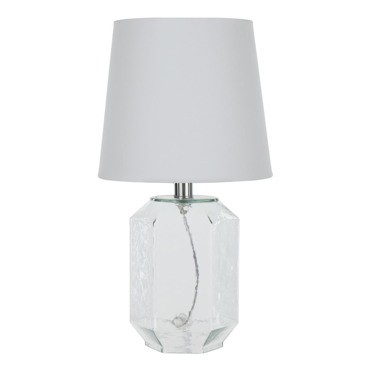 Daire white table lamp 42cm - bedside and console lighting