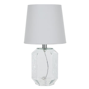 Daire white table lamp 42cm - bedside and console lighting