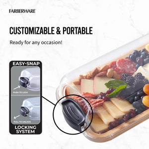 Farberware Build-A-Board Bamboo Charcuterie Platter - view 7