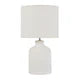 Isla Ceramic Table Lamp White Wash