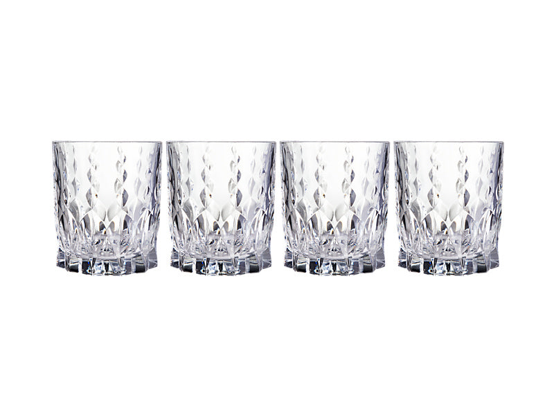 Maxwell & Williams Francesca Tumbler 320ml Set of 4 - Italian crystal glassware