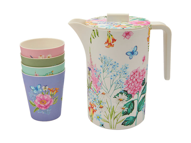 Melamine Jug & Tumblers Set