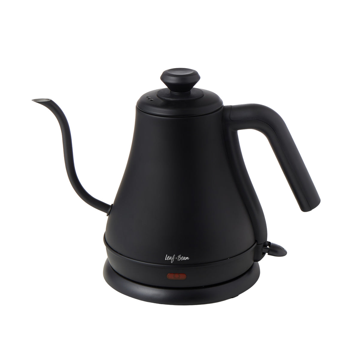 Leaf & Bean electric gooseneck kettle 800ml black - pour over coffee