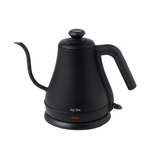 Leaf & Bean electric gooseneck kettle 800ml black - pour over coffee