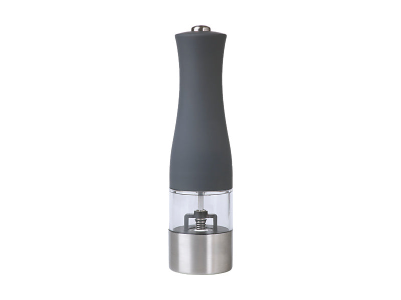 Electric Salt & Pepper Mill 21 cm Grey – Ceramic Grinder