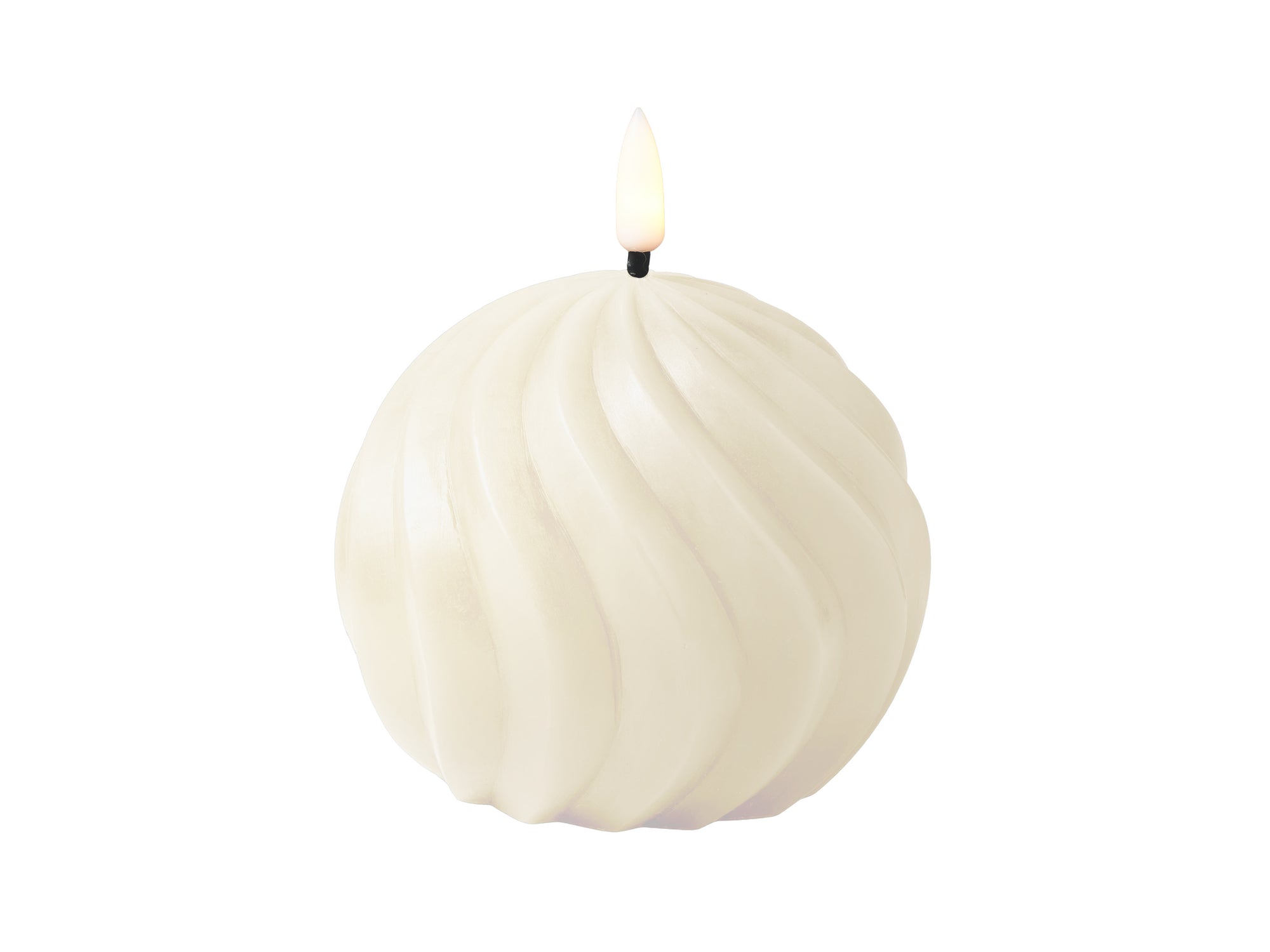 Let's Get Lit Christmas LED spiral candle in natural cream – Maxwell & Williams