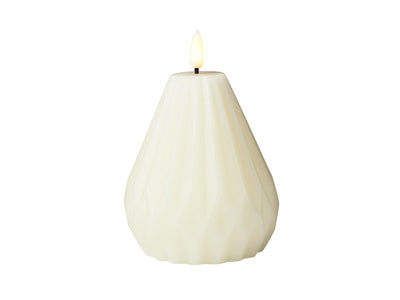 Let's Get Lit Christmas LED pear candle in natural cream – Maxwell & Williams