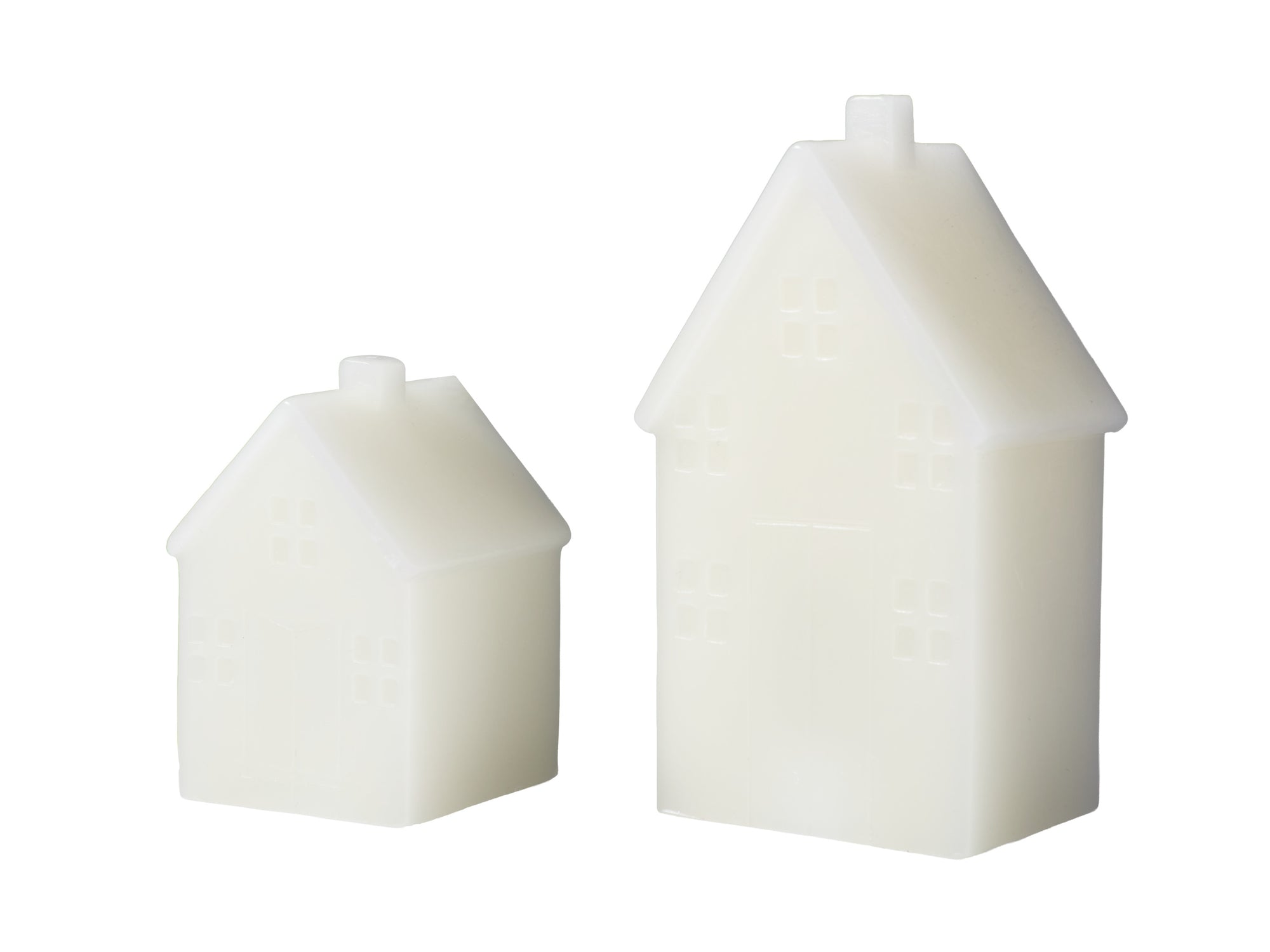 Let's Get Lit Christmas LED house candle set of 2 in cream – Maxwell & Williams