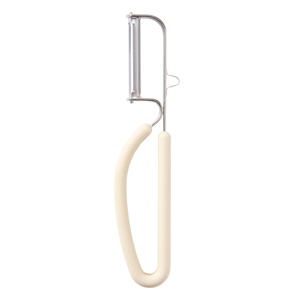 SVNA swivel peeler cream — adjustable blade with side cutter