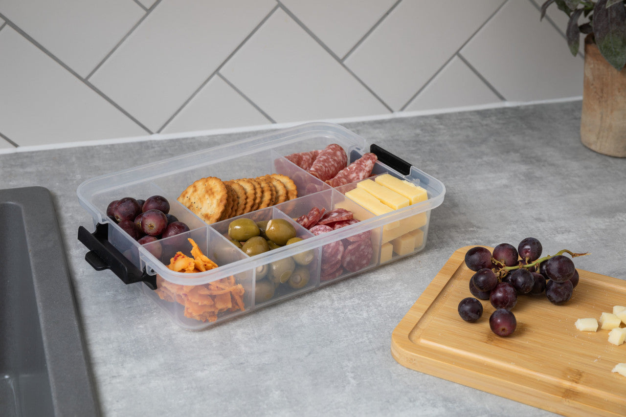 Farberware Snacklebox with Bamboo Cutting Board Lid - Small 20x33cm