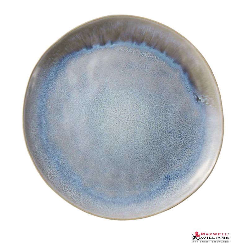 Maxwell & Williams Lunara Round Platter 33cm - Coastal Stoneware Serving Platter