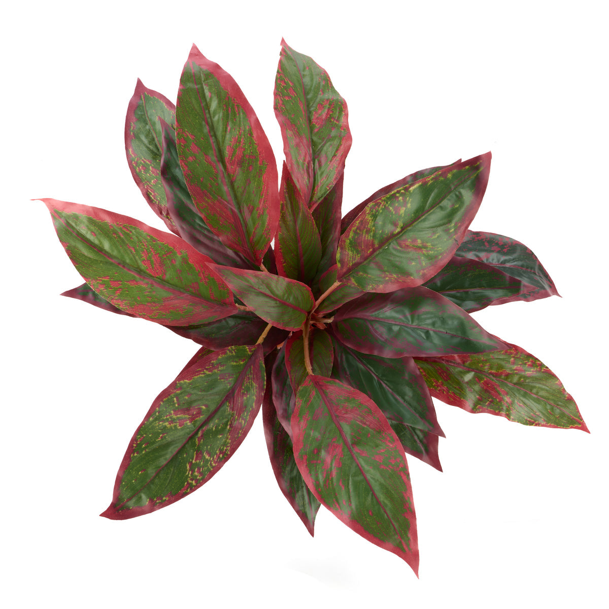 Rogue artificial cordyline 37cm red - faux potted plant - view 2