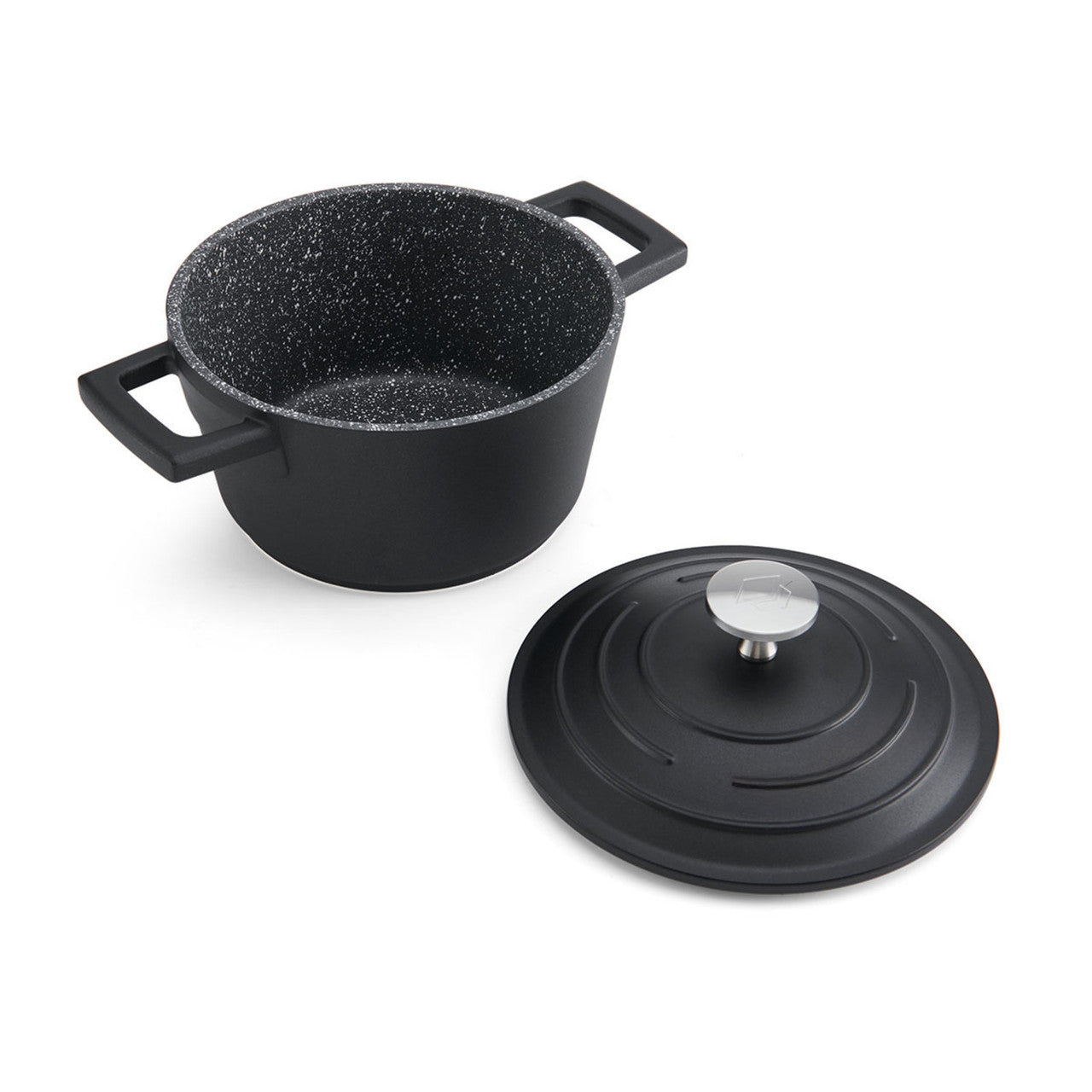 Mastercraft Cast Aluminium Casserole 1.4L 16cm Black - view 2