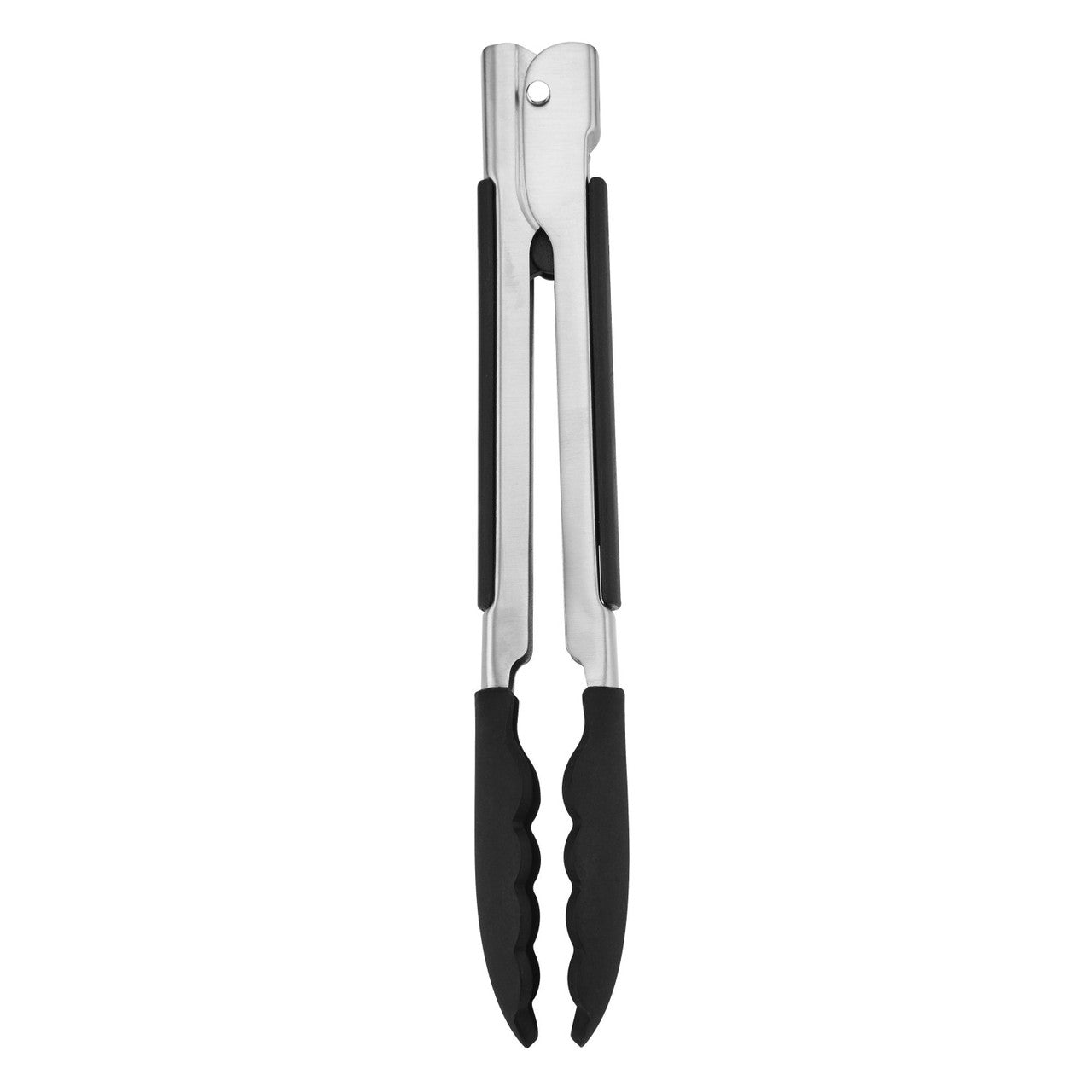 KitchenAid Silicone Tip Side Locking Tongs 23cm - full length view