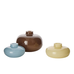 Amalfi Tutti Stack Vase 3pcs Soft Multi-Coloured - decorative vase