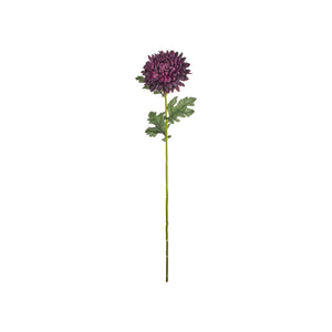 Rogue Chrysanthemum Stem Real Touch Purple & Black - faux florals