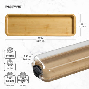 Farberware Build-A-Board Bamboo Charcuterie Platter - view 8