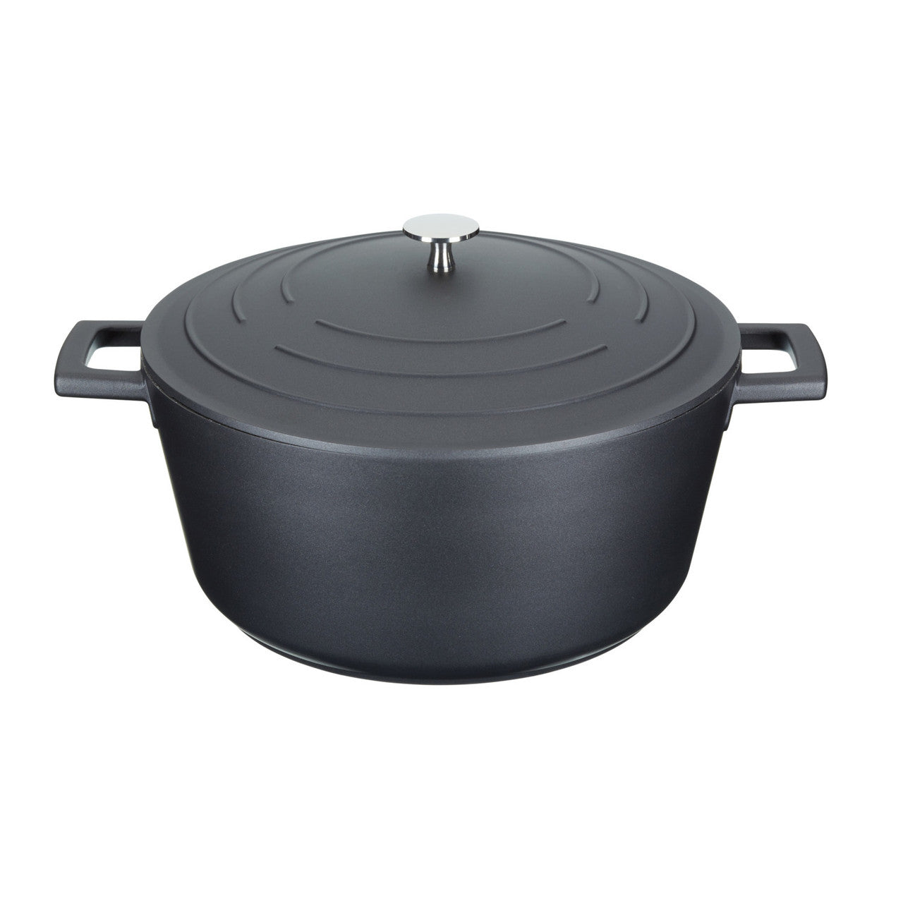 Mastercraft Cast Aluminium Casserole Dish 28cm Black - view 2