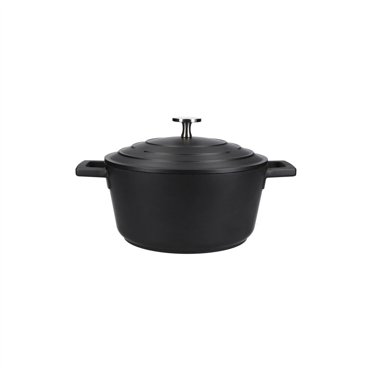 Mastercraft Cast Aluminium Casserole Dish 20cm Black - Fresh Decor