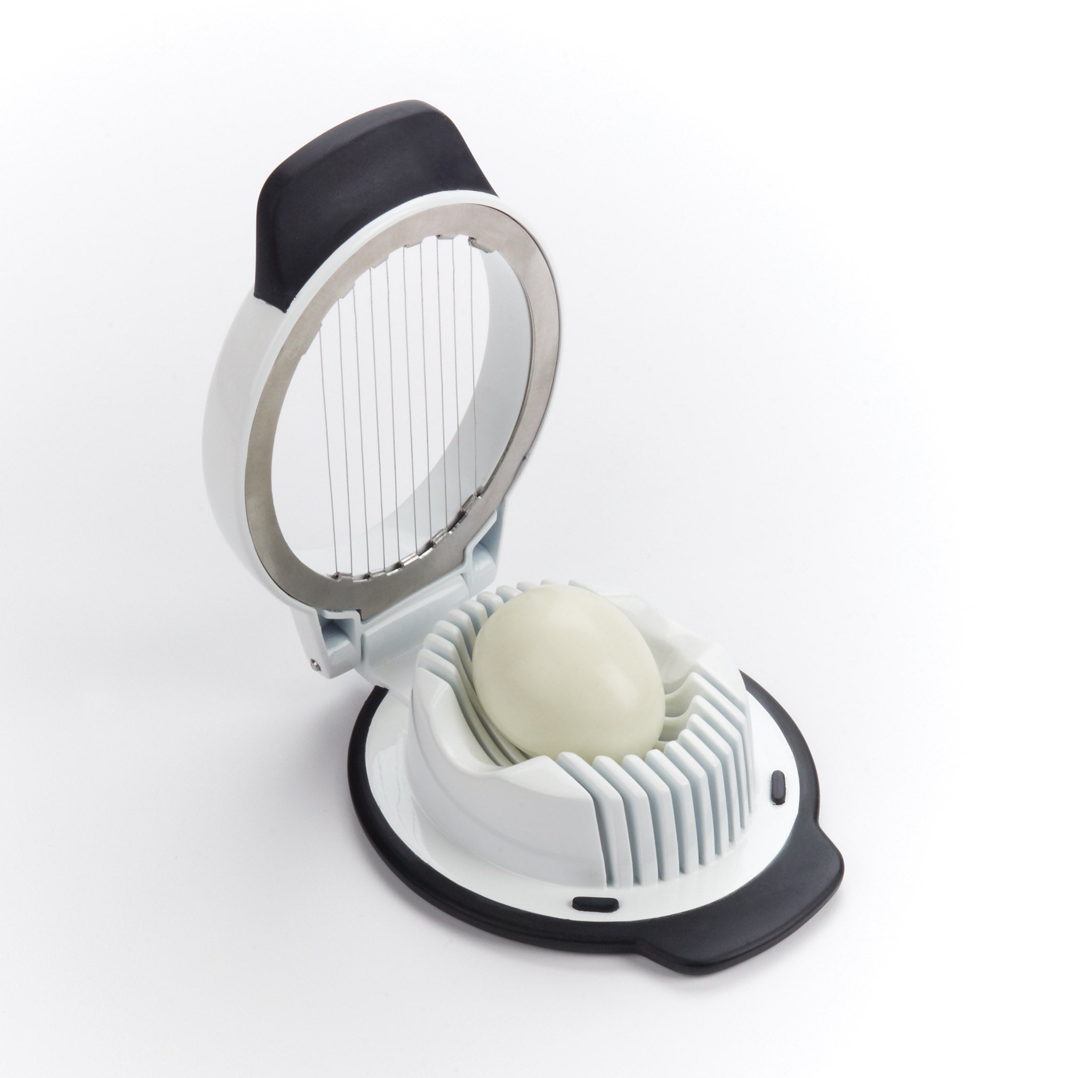 OXO Egg Slicer stainless steel wire cutter - kitchen prep tool