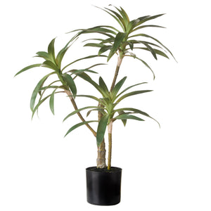 Albi Faux Potted Dracaena Plant Green - artificial plant