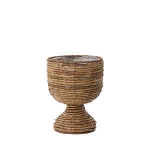 Albi Solana Banana Leaf Planter 21x28cm Natural - woven indoor planter