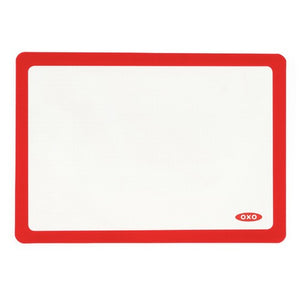 OXO non stick baking mat flat lay — reusable alternative to baking paper
