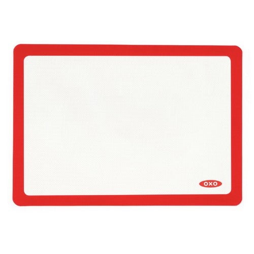OXO non stick baking mat flat lay — reusable alternative to baking paper
