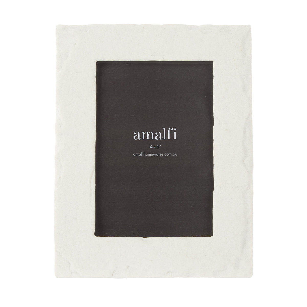 Amalfi Petra Photo Frame White 4x6 inch - tabletop photo frame