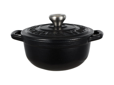 Maxwell & Williams Cast Iron Cocotte 9.5cm Black - mini cast iron cocotte
