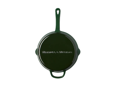 Maxwell & Williams Cast Iron Ergonomic Frypan 26cm enamel detail