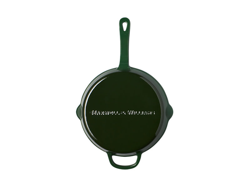 Maxwell & Williams Cast Iron Ergonomic Frypan 26cm enamel detail