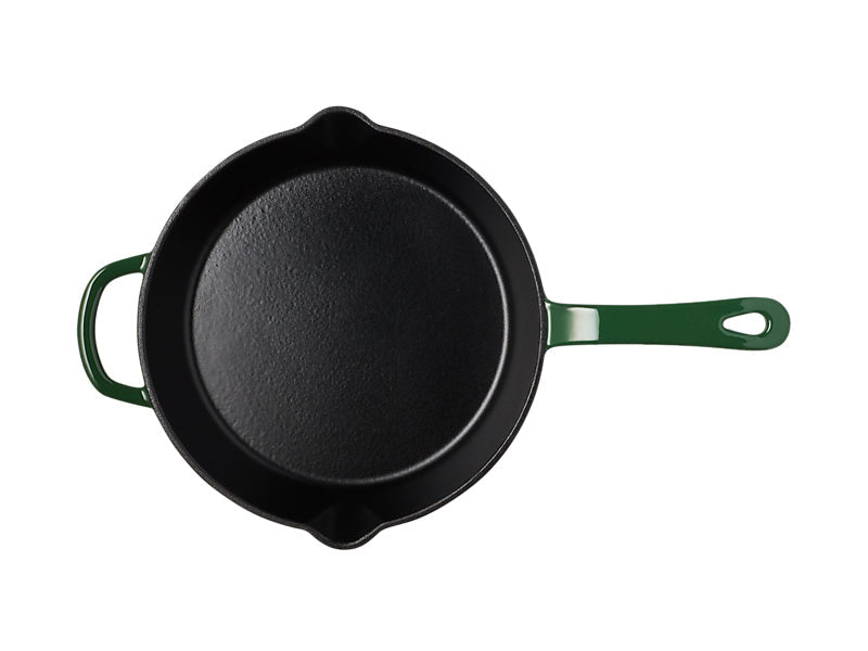 Maxwell & Williams Cast Iron Ergonomic Frypan 26cm top view