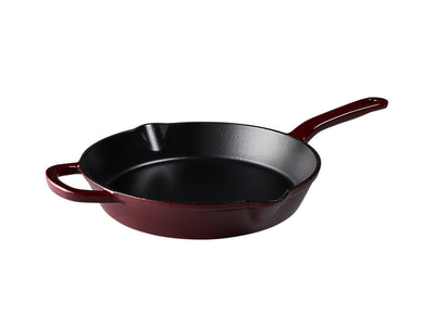 Maxwell & Williams Cast Iron Frypan Marled 26cm - angled view
