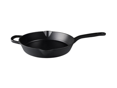 Maxwell & Williams Cast Iron Fry Pan 26cm Black - cast iron frying pan cookware