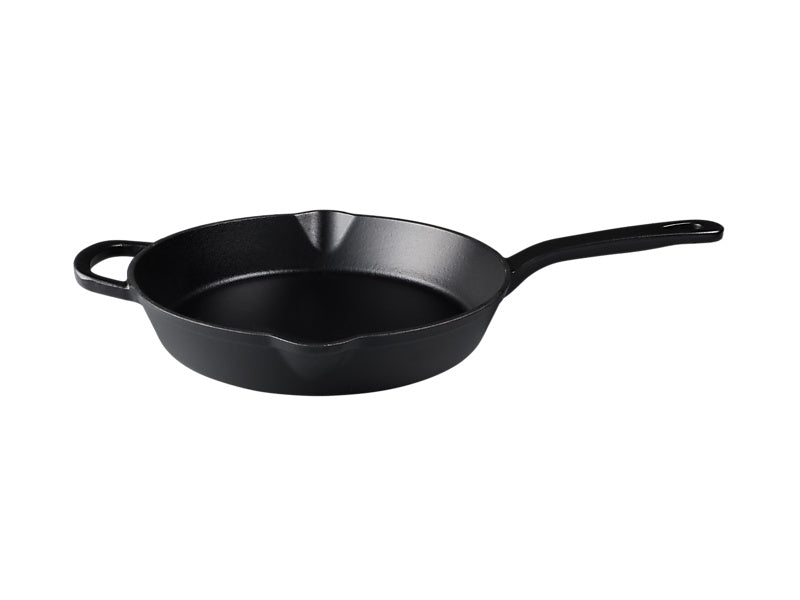 Maxwell & Williams Cast Iron Fry Pan 26cm Black - cast iron frying pan cookware