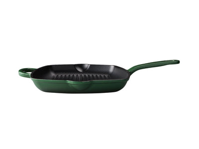 Maxwell & Williams Cast Iron Ergonomic Grill Pan 26cm front view