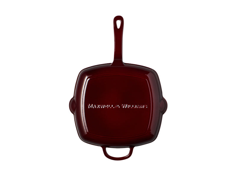 Maxwell & Williams Cast Iron Grill Marled 26cm - ridged surface detail